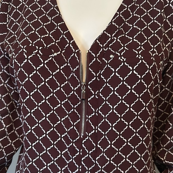 Fortune & Ivy 3/4 length women’s top size small - Picture 2 of 7